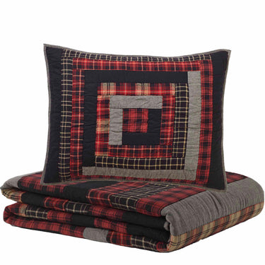 Cumberland Twin Quilt Set; 1-Quilt 68Wx86L w/1 Sham 21x27 VHC Brands - The Fox Decor